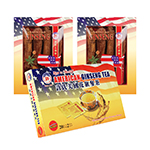 Red Cultivated Am Ginseng Giant  Twin Pack w/ free Ginseng Tea (20ct)