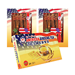Red Cultivated Am Ginseng Jumbo  Twin Pack w/ free Ginseng Tea (20ct)