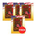 【Most Recommend】American Red Ginseng Slices (Mixed Sizes) 4oz buy 3 Get 1 Free Bundle
